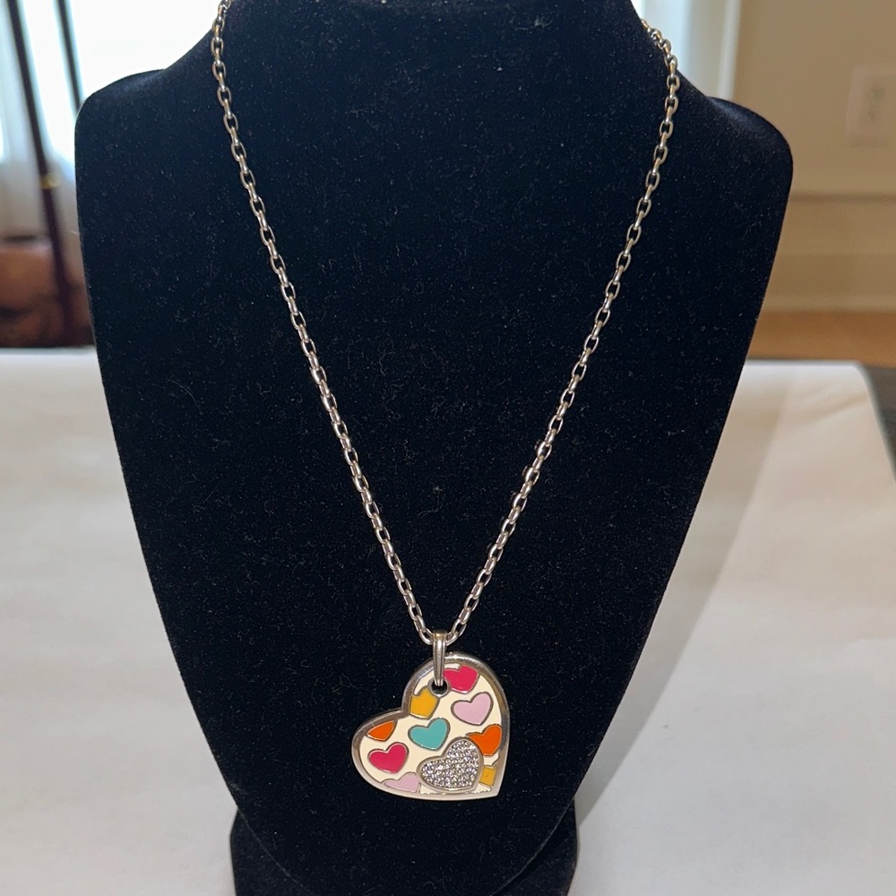 Brighton Colorful Heart Pendant Necklace